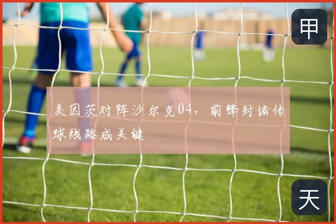 美因茨对阵沙尔克04，前锋封堵传球线路成关键